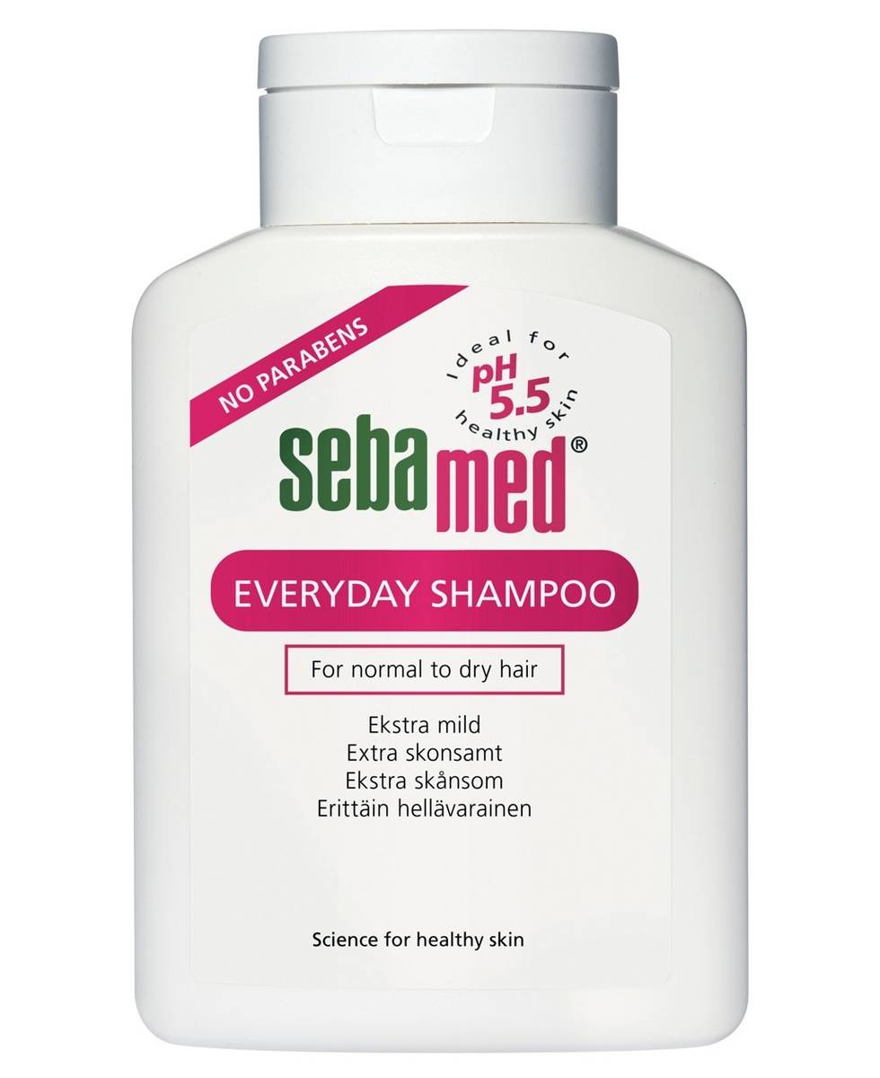 SEBAMED SHAMPOO EVERYDAY 200ml Hellävarainen, sopii myös lapsille