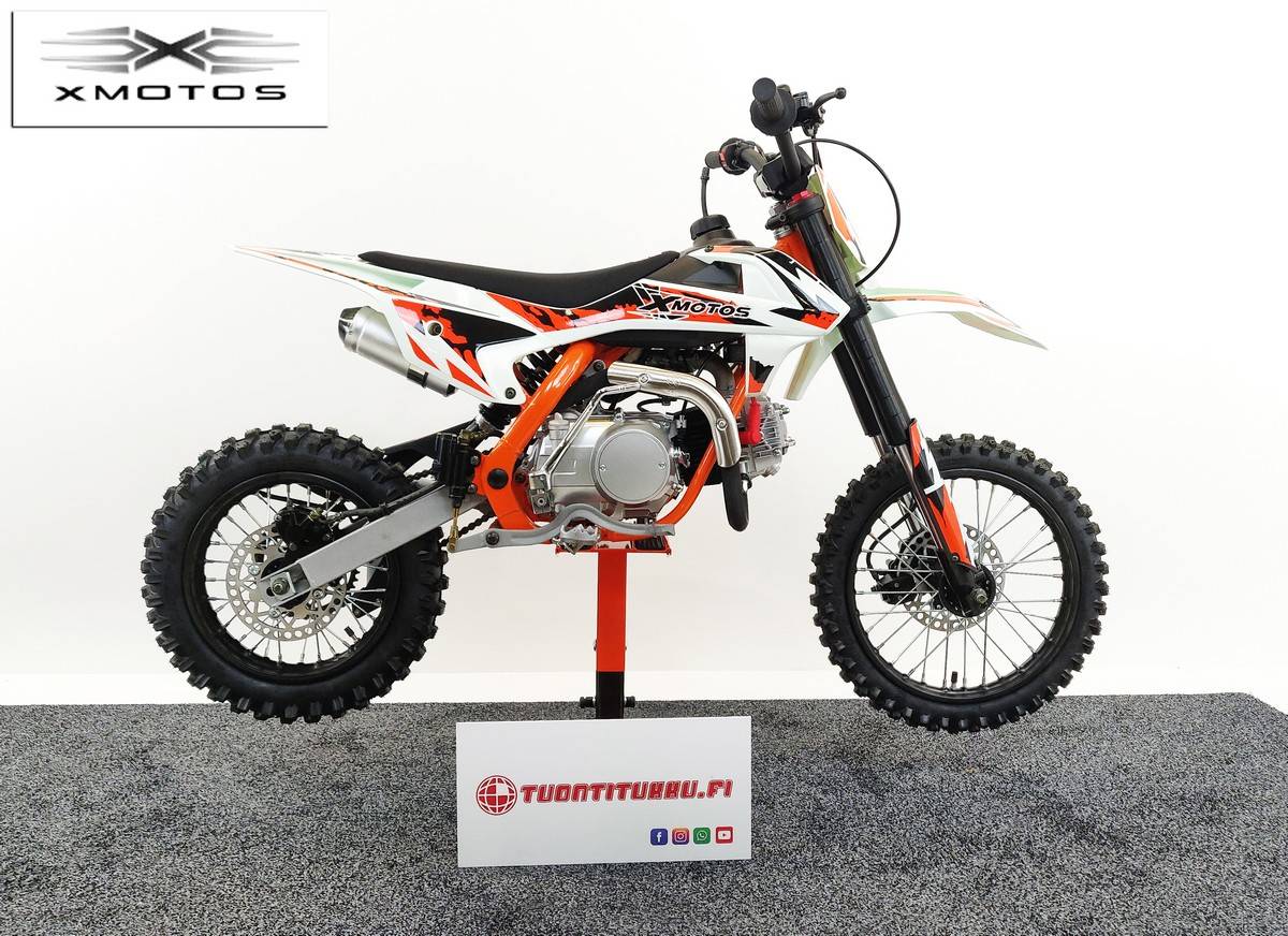 XMOTO MOTOCROSS PYÖRÄ 125CC VIDEO! UUTUUS 2019! Xmoto crossipyörä
