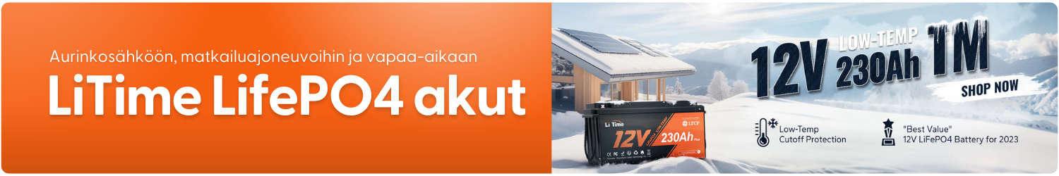 LiTime akut desktop-banneri