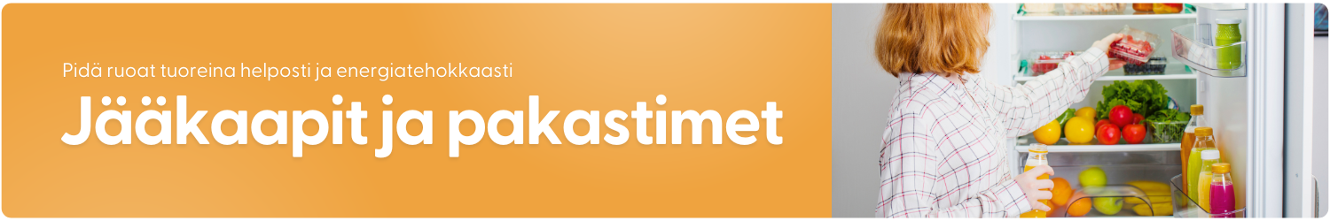 Mökkijääkaapit ja pakastimet banneri