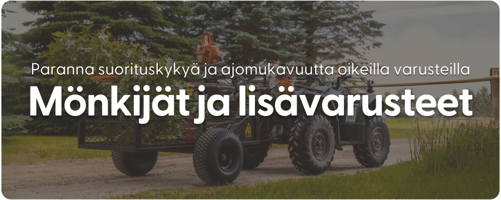 Mönkijät ja lisävarusteet mobiili