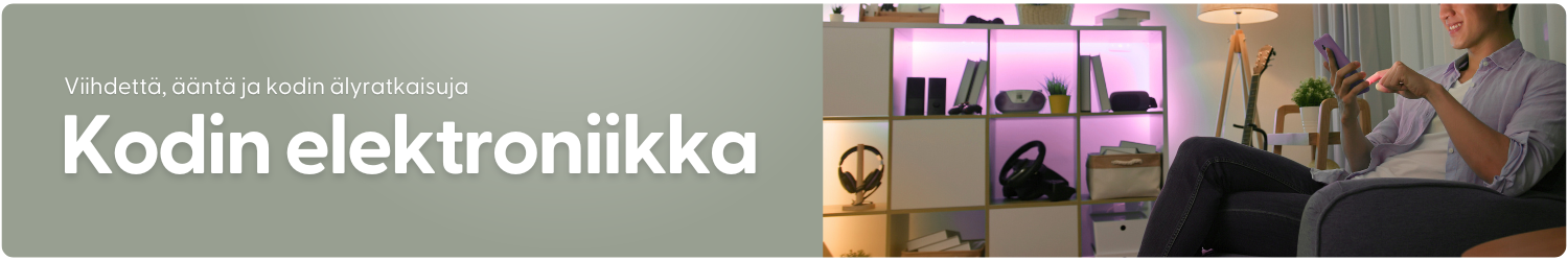 Kodin elektroniikka banneri