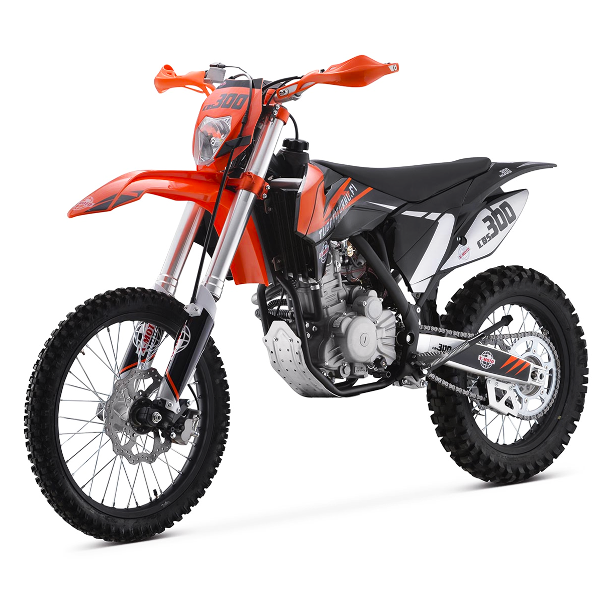 Motocross pyörä Xmoto 300cc 21/18" Nestejäähdytteinen 27hv moottori