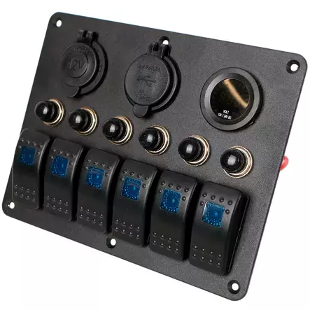 Arctic marine katkaisunpaneeli 12v veneeseen - Veneen pistorasiat ja katkaisijat - 6418536033050 - 1