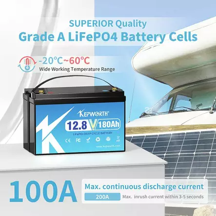 Lifepo4 180 ah tehoilla - LifePO4-akut - 6438471348040 - 2