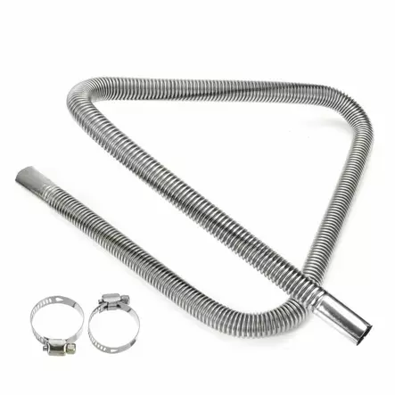 Diesel lämmitin pakoputki 25 mm 200cm - Diesellämmittimen varaosat ja tarvikkeet - 6438471014150 - 1