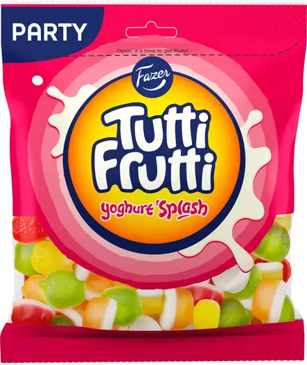 Tutti Frutti Yoghurt Splash - Karkkipussit  - 6411401037870 - 2