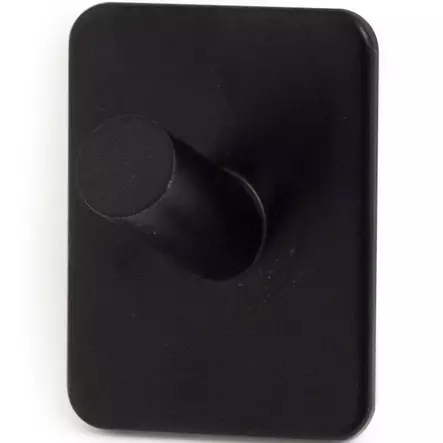 Habo edge koukku musta tarrakiinnitys kylpyhuoneeseen - Vaatekoukut - 7317901003560 - 1