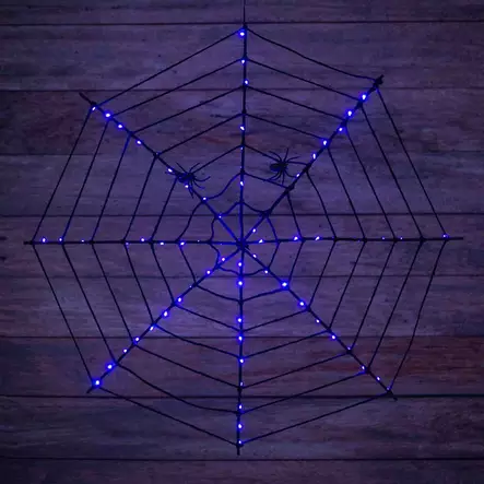 Halloween hämähäkki koriste violetti - Koriste-esineet - 6410416307350 - 1