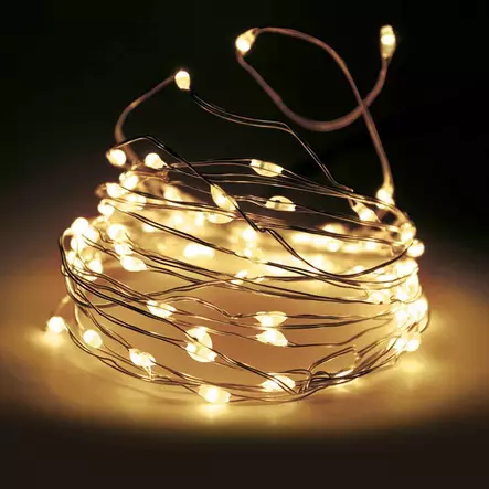 Hopealanka valoketju 240 led - Valoketjut ulko- ja sisäkäyttöön - 8719987725500 - 1