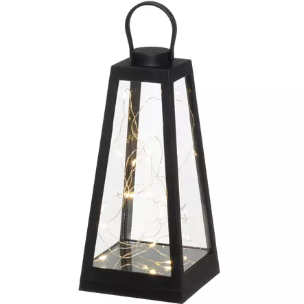 Paristokäyttöinen led lyhty lämpimillä valoilla - Led-lyhdyt - 6410416374420 - 1