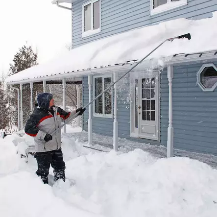 lumenpudotin teleskooppivarrella - Lumikolat, lumilapiot ja petkeleet - 6438168104560 - 2