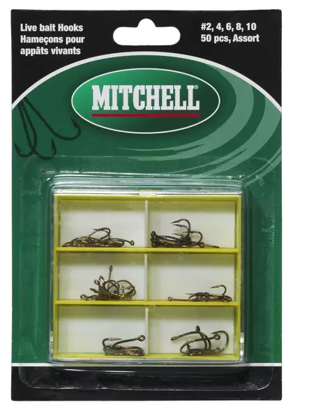 Mitchell kalastuskoukkulajitelma 50kpl - Siimapainot ja uistinkoukut - 022021063390 - 2