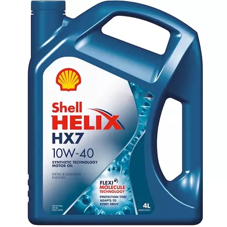 Shell helix hx7 10w 40 synteettisen teknologian moottoriöljy - Auton moottoriöljyt - 2008060 - 1