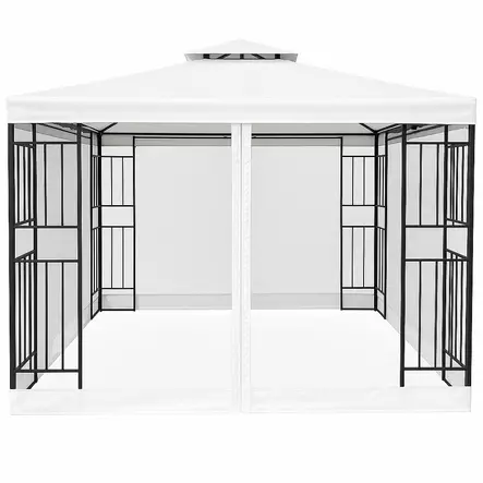 Paviljonki barcelona valkoinen - Paviljongit ja pergolat - 6438168117980 - 1