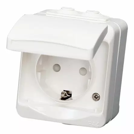 1-osainen pistorasia rvt - Pistorasiat  - 6438140942210 - 2