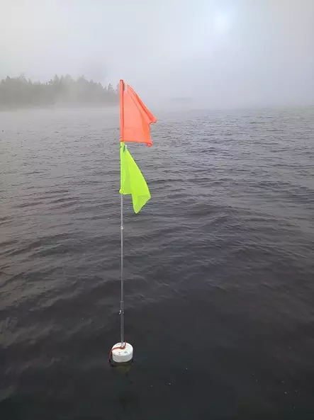 pyydysmerkki 2 lippua - Kalaverkonmerkit - 6418252132440 - 2