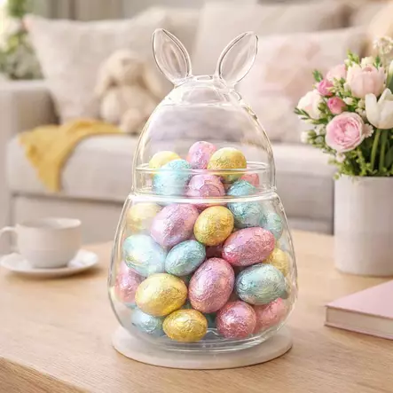 Säilytyspurkki pupu 12 x 20 cm - Koriste-esineet - 8721037825290 - 2