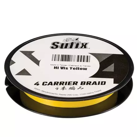 Sufix siima x4 braid hi vis yellow - Siimat - 024777740150 - 1
