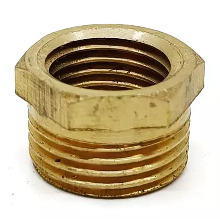 Supistusliitin 3/8 uros 1/4 naaras - Messinki putkiliittimet, nipat ja tulpat - 6419774006080 - 1