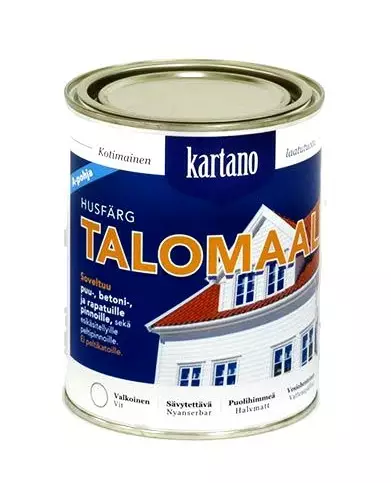 valkoinen talomaali A-pohja - Talomaalit - 6438168098050 - 1