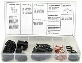 Tiivistelajitelma 125kpl korkealuokkainen yleistiivistesarja - Tiivisteet ja O-rengastiivisteet - 6438168088150 - 1