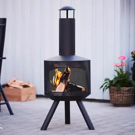 Ulkotakka 3-jalkainen - Puugrillit ja hiiligrillit - 5709386935320 - 2