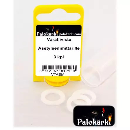 varatiivisteet kaasuvirtausmittarille asetyleeni - Hitsauskaasut ja kaasumittarit - 8712067819120 - 1