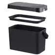 Lajitteluastia tyylikäs musta - SmartStore muovilaatikot - 6411763201650 - 3