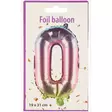 Foil balloon number zero 0 color balloon  - Aktiivilelut - 6410416333960 - 2