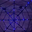 Hämähäkinseitti led violetti - Koriste-esineet - 6410416307350 - 2