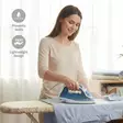 Valkoinen sininen silitysrauta vaatteiden silitykseen - Silitysraudat ja silityslaudat - 5412810469680 - 2