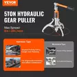 Laakerin ulosvetäjä hydraulinen - Auton irroitustyökalut - 6438471300710 - 3