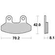 Skootterin jarrupalat 50 125cc - Crossin ja mopon jarrupalat - 5703858564100 - 2