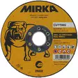 Mirka inox katkaisulaikka 125mm 2,0mm paksuus edestä kuvattuna, en12413 standardi näkyvissä - Kulmahiomakonelaikat 125mm - 6416868959390 - 1