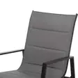 Harmaa keinutuoli pehmusteilla, terassikeinu malaga - Terassikalusteet - 6410416364810 - 5