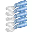 kutisterengasliitin M4 1,5-2,5mm2 5kpl sininen - Kutistesukat ja yleistarvikkeet - 6438255200700 - 1
