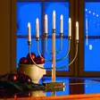 Konstsmide adventtikynttelikkö messinginvärinen - Kyntteliköt - 7318302466800 - 2