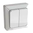 2-osainen kytkin opal pro 5-kruunu sisäkäyttöön - Sähkökytkimet ja himmentimet - 6413821200100 - 1