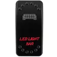 Kytkin rocker led 12 24v pun 5pin led valopaneelille - Auton katkaisimet - 6438471349900 - 2