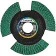 125 mm lamellilaikka raekoko 80 zirkonikorundi - Hiomapyöröt ja hiomakolmiot - 4045727623060 - 1