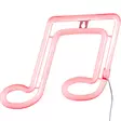 Neon led valo nuotti punainen - Valokoristeet - 6410416480770 - 1