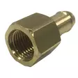 Letkuliitin kiinteä SK 1/4" x 4 mm - Messinki putkiliittimet, nipat ja tulpat - 17140080400 - 1
