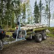 Tukkikärry vinssillä ja nostopuomilla isolle tukille mönkijän perään - Mönkijän peräkärryt ja tukkikärryt - 6438168105130 - 28