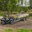 Vahva tukkikärry mönkijän perään kaikilla varusteilla - Mönkijän peräkärryt ja tukkikärryt - 6438168105130 - 30