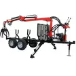 Hydraulinen tukkikärry 2000kg - Mönkijän peräkärryt ja tukkikärryt - 6438014417370 - 1