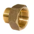 Muunnosnippa kierteellä 3/8" SK x 1/4" UK 5165 - Messinki putkiliittimet, nipat ja tulpat - 15165100800 - 1