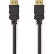 Hdmi kaapeli 2 m, musta, 4k 60hz high speed kaapeli televisioon ja pelikonsoliin - HDMI-, USB- ja datakaapelit - 5412810454600 - 1