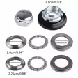 Emäputken mutteri ja laakerisarja hondatype 50cc 110cc 125ccb - Crossin ja enduron ohjauslaakerit - 6438471280760 - 2