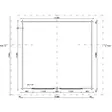 Iso pihavarasto 25m2 hirsilato pihalle kahdella ovella - LP Garden piharakennukset - 6424110251130 - 3